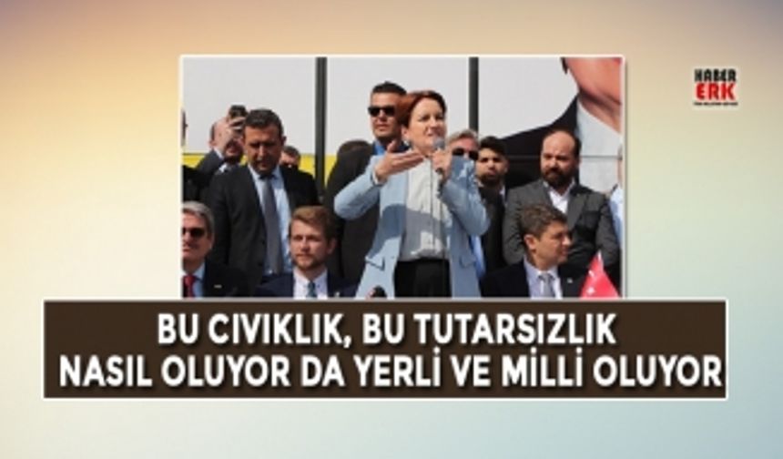 Akşener,  Beşiktaş Demokrasi Meydanı'nda