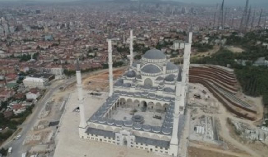 Çamlıca Camii inşaatında son durum