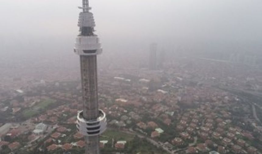 Çamlıca Kulesinin son hali havadan görüntülendi