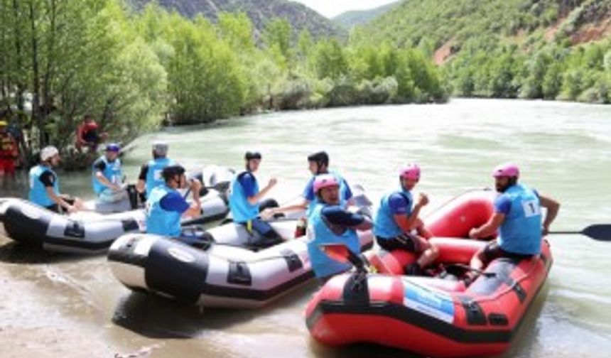 Dünya Rafting Şampiyonası heyecanı, Tunceli’de başladı