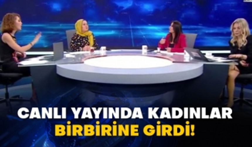 Habertürk'te HT MASA programında Canlı yayında kadınlar birbirine girdi!