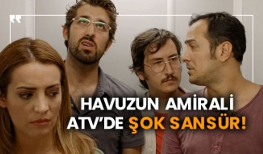 Havuzun amirali ATV’de şok sansür!