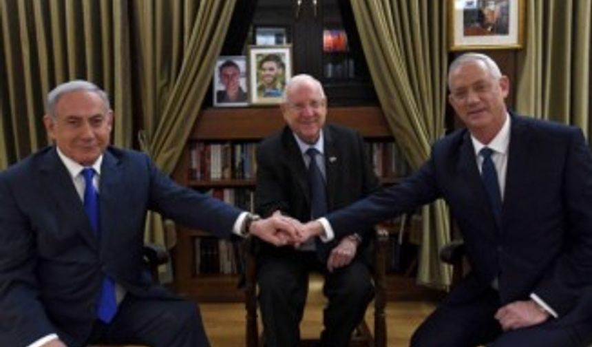 İsrail Cumhurbaşkanı Rivlin, Gantz ve Netanyahu ile görüştü