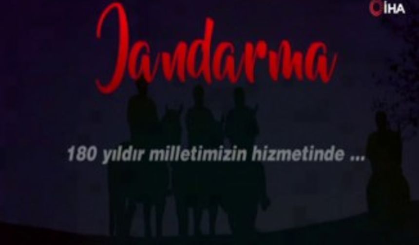 Jandarma Genel Komutanlığı’nın 180. yıl klibi