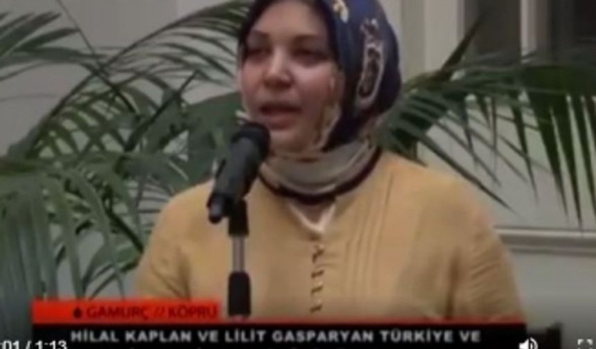 TRT yönetimine atanan Hilal Kaplan'ın Ermeni diasporasından ödül aldığı konuşması