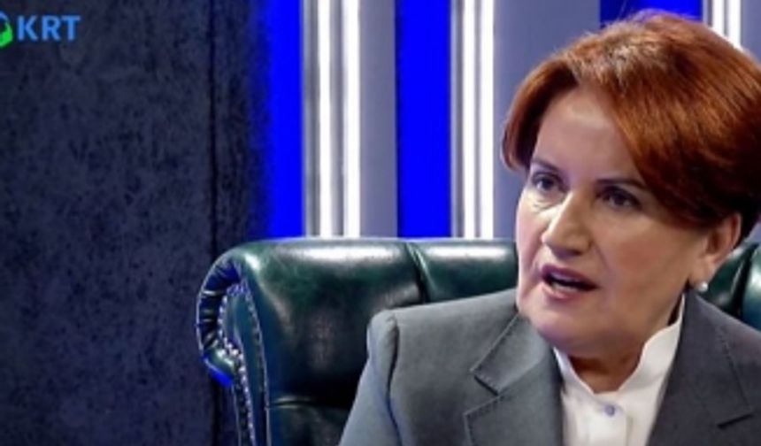 Akşener "Başıma silah dayasalar mümkün değil"