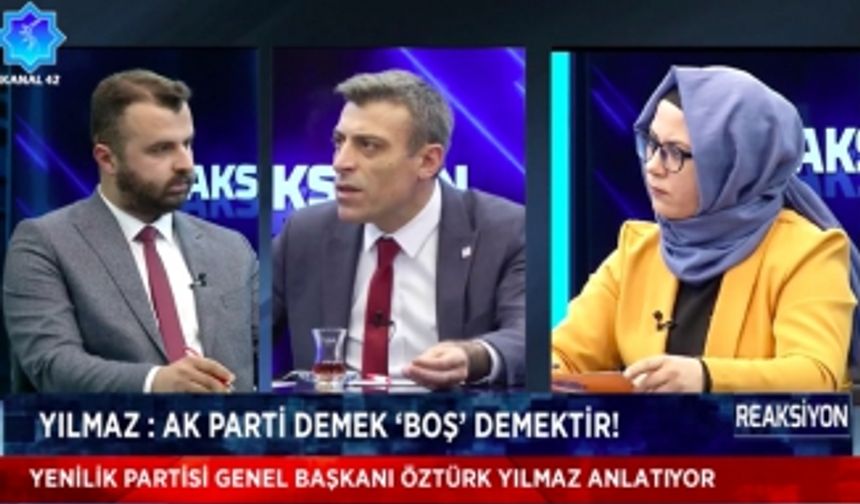 Yenilik Partisi Genel Başkanı Öztürk Yılmaz "CHP’nin misyonu, Doğuyu HDP’ye Bırakmaktır"