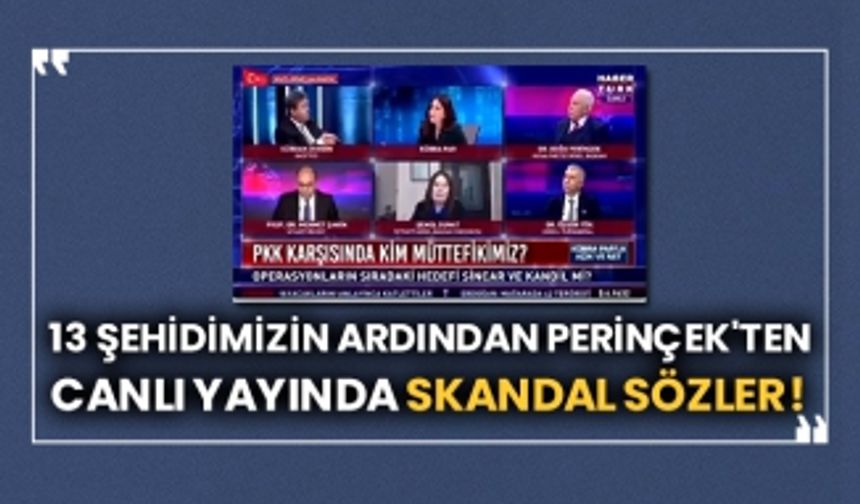 13 şehidimizin ardından Doğu Perinçek'ten canlı yayında skandal sözler!