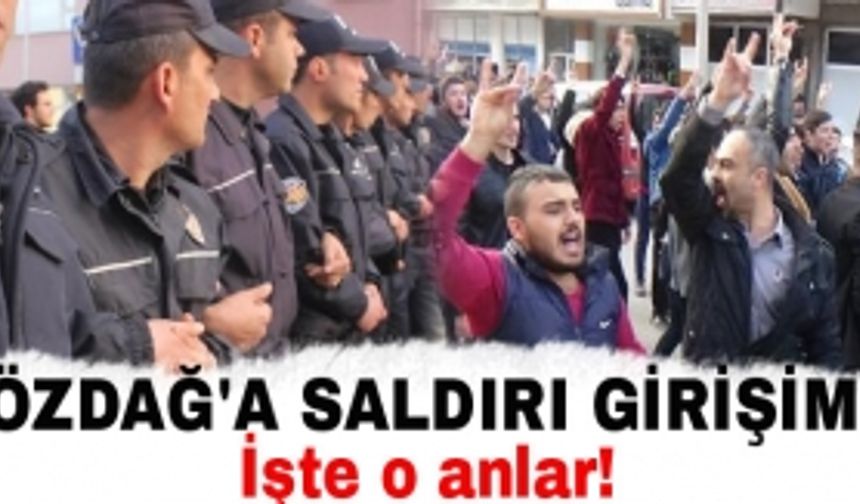 Ümit Özdağ'a saldırı girişimi