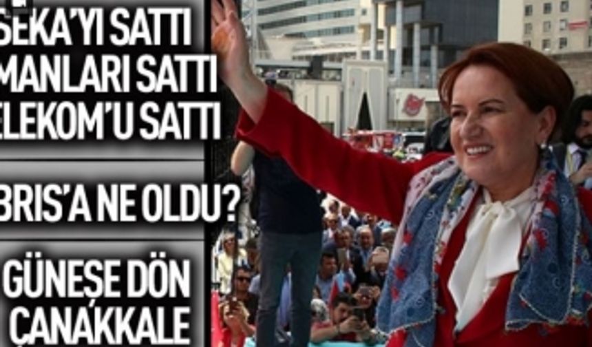 Akşener Çanakkale'de