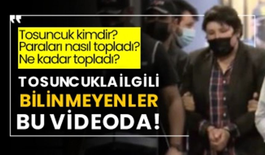 Tosuncuk kimdir? Paraları nasıl topladı? Ne kadar topladı? Tosuncukla ilgili bilinmeyenler bu videoda!