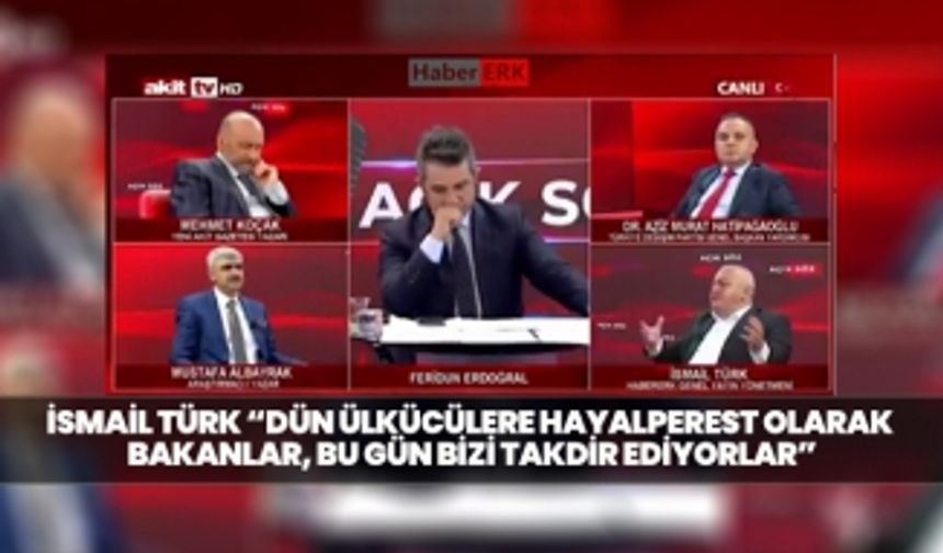 İsmail Türk “Dün Ülkücülere hayalperest olarak bakanlar, bu gün bizi takdir ediyorlar”