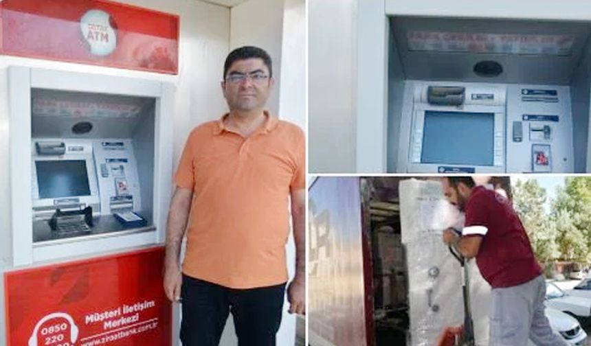 İlçedeki ATM'ye para yatırma özelliği gelince Cumhurbaşkanı Erdoğan ile Devlet Bahçeli’ye teşekkür etti