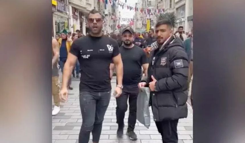 İstiklal Caddesi'nde video çeken yabancı uyruklu şahıs paniğe neden oldu