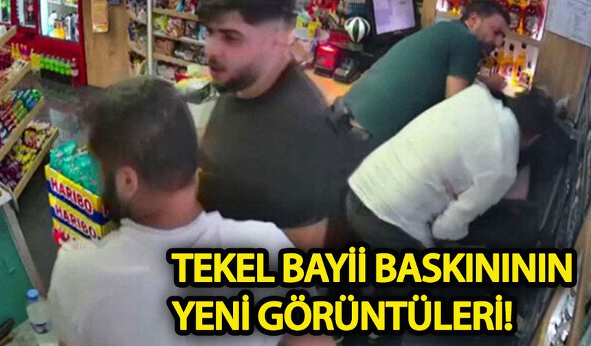 Tekel bayii baskınının yeni görüntüleri ortaya çıktı