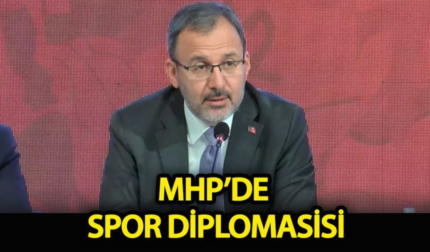MHP'de spor diplomasisi