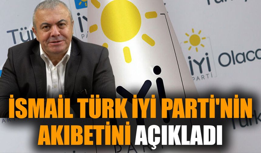 İsmail Türk İYİ Parti'nin akıbetini açıkladı