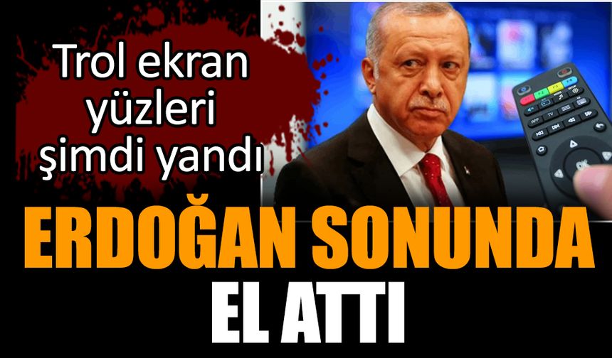 Erdoğan sonunda el attı! Trol ekran yüzleri şimdi yandı