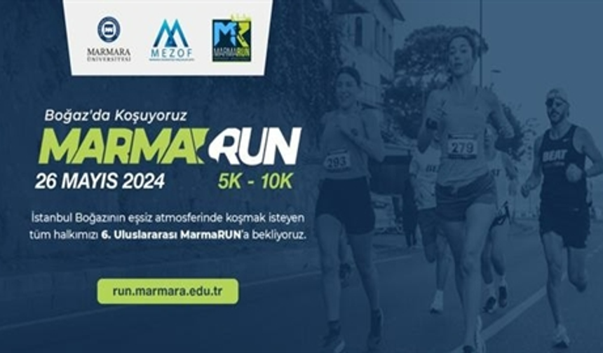 Uluslararası 6. MarmaraRUN 26 Mayıs’ta koşulacak