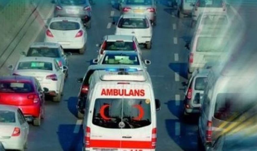 Ambulansa yol vermeyen sürücünün ifadesi ortaya çıktı