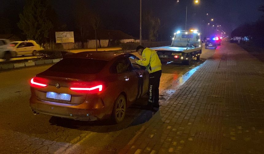 Alkollü Sürücü Ekiplere Zor Anlar Yaşattı