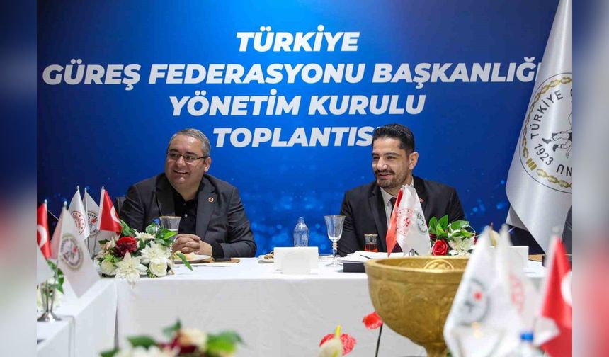 Güreş Federasyonu Yönetimi İlk Toplantısını Yaptı