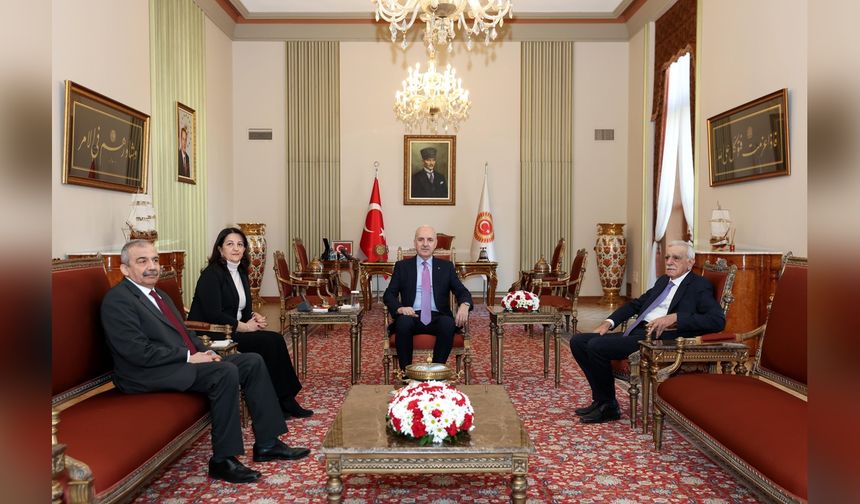 Kurtulmuş, DEM Parti Heyetini Ağırladı