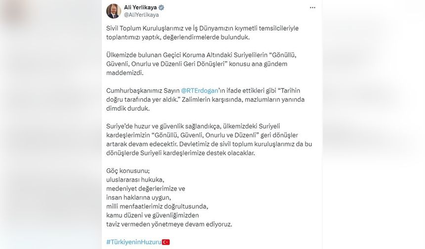 Suriyeli Göçmenlerin Geri Dönüş Süreci Hızlanıyor