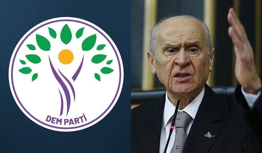 Bahçeli'nin ikinci görüşme çağrısına DEM Parti'den tepki