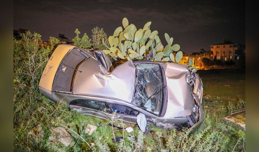 Metrelerce Sürüklenen Otomobil Ağaca Çarptı: Bir Polis Memuru Hayatını Kaybetti