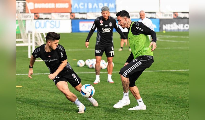 Beşiktaş, Galatasaray Maçı İçin Hazırlıklarını Sürdürüyor