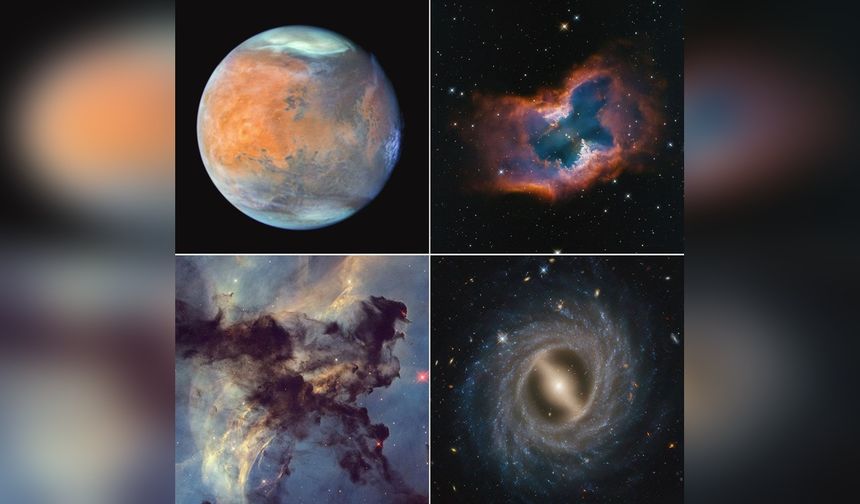 Hubble Uzay Teleskobu 35. Yılında Yeni Görüntüler Paylaştı