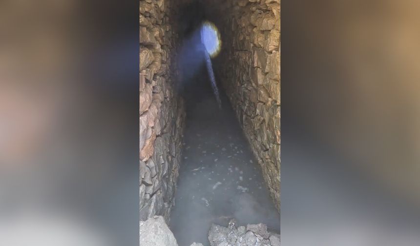 Karabük'te Tarihi İçme Suyu Kanalı Gün Yüzüne Çıkarıldı