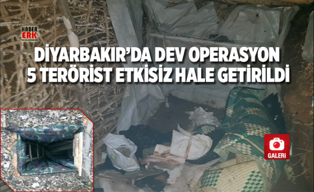 Diyarbakır’ın Lice ilçesinde Bayrak-123 Operasyonu’nda etkisiz hale getirilen 5 teröristten 4’ünün Terörden Arananlar Listesi’nde gri kategoride bulunduğu bildirildi.