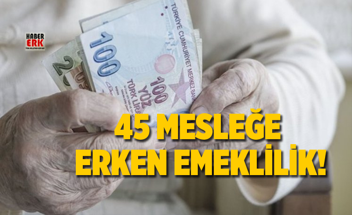 45 Mesleğe Erken Emeklilik Habererk Güncel Son Dakika Haberleri