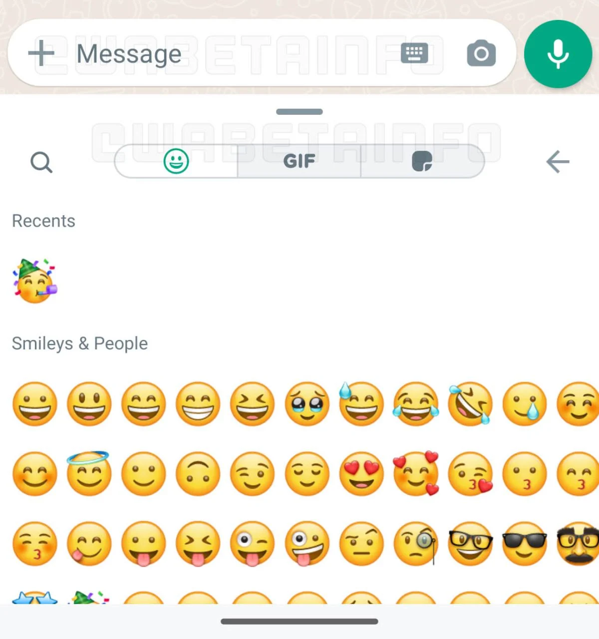 whatsapp emoji klavyesi