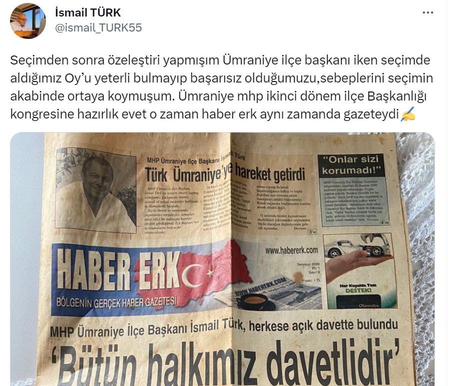 ismail türk tweet 