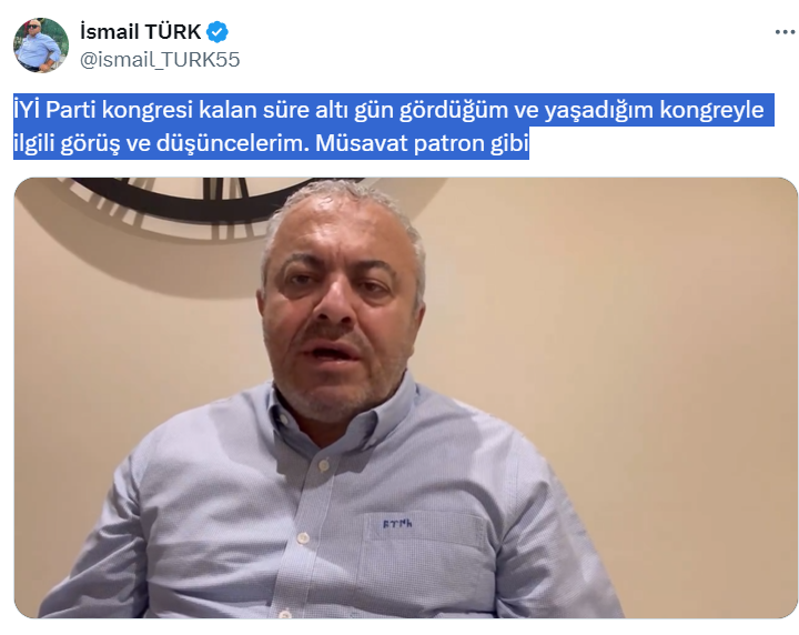 Ismail Türk Tweet-1